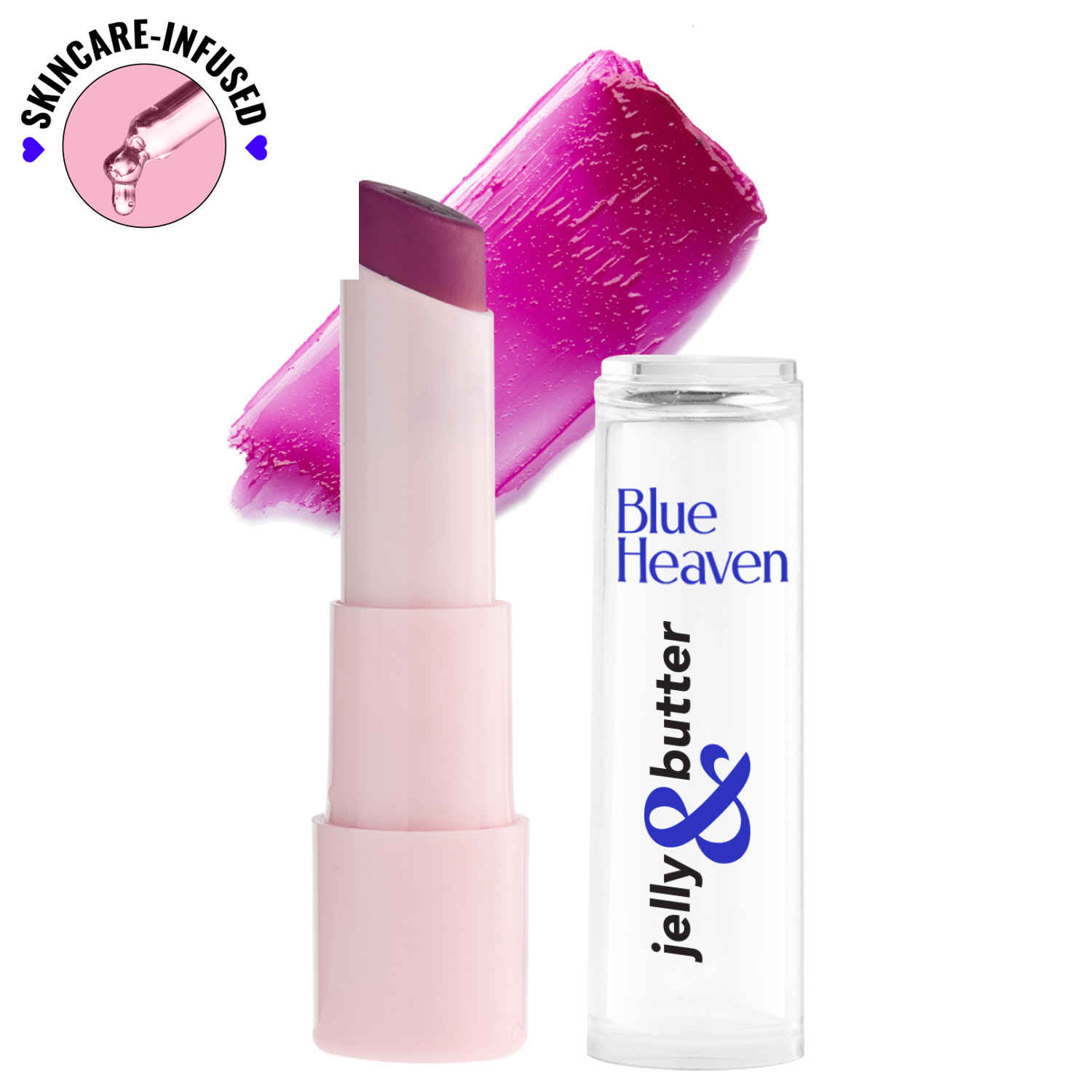 Buy Blue Heaven Jelly & Butter Hydrating Lip Balm, Plum Kiss - 3 gm - Purplle