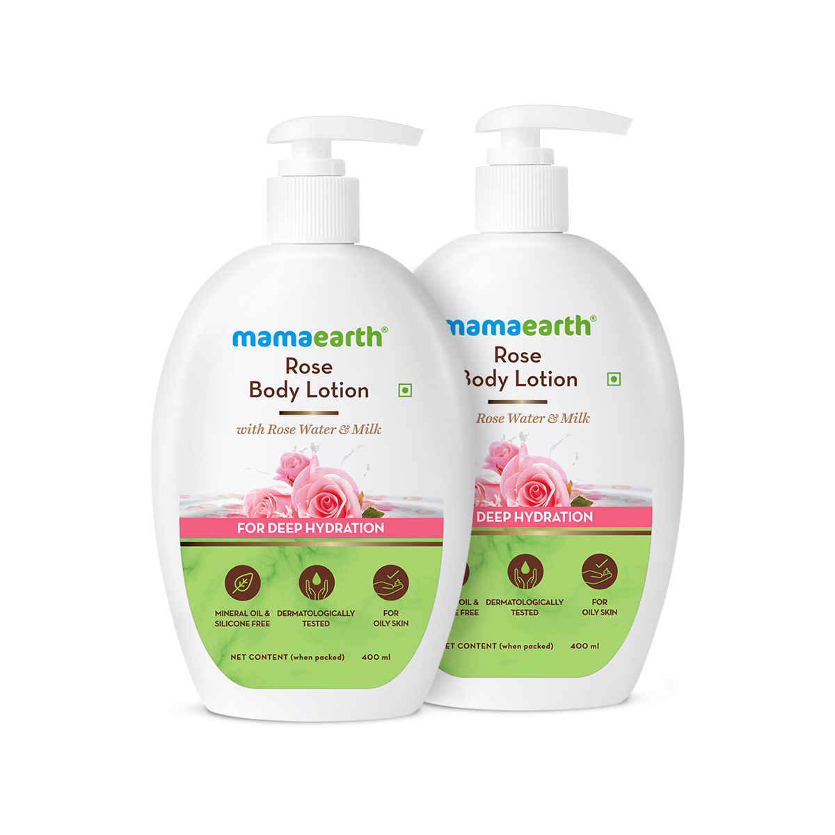 Buy Mamaearth Rose Body Lotion - Pack of 2 - Purplle