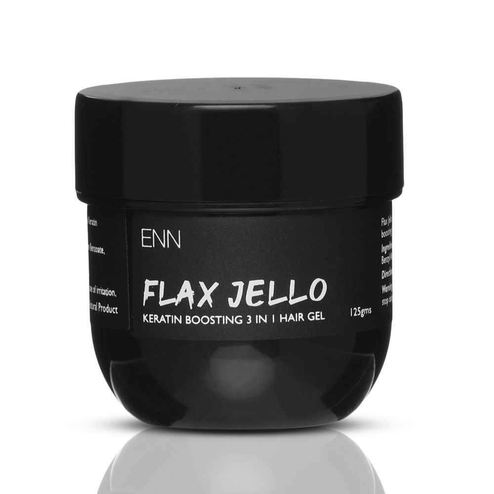 Buy ENN Flax Jello- Keratin Boost 3 in 1 Hair Gel frizz free with Flax seed, 125 g - Purplle