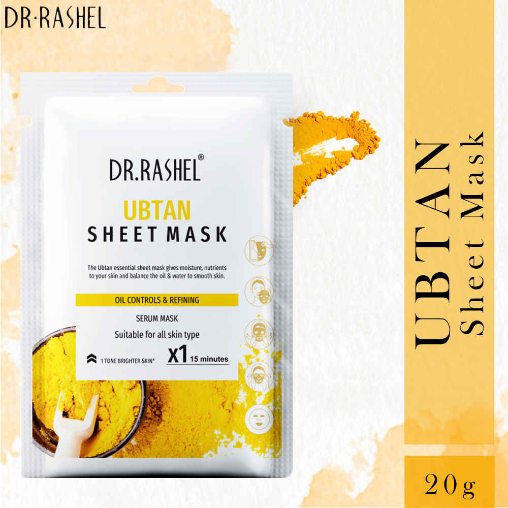 Buy Dr.Rashel Ubtan Serum Sheet Mask Suitable For All Skin Types - Purplle