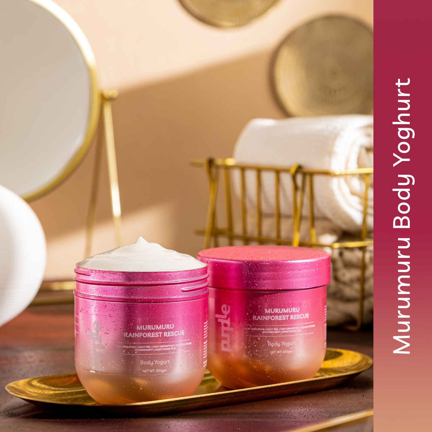 Buy Purplle Murumuru Rainforest Rescue Body Yogurt | Body Moisturizer (200g) - Purplle