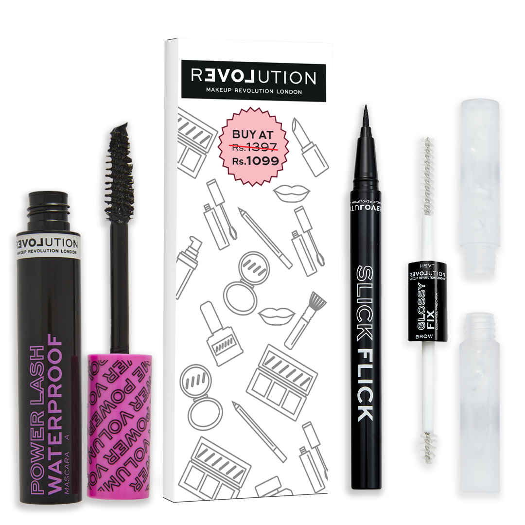 Buy Makeup Revolution Complete Eye Set 0.7 gm+9 ml - Purplle