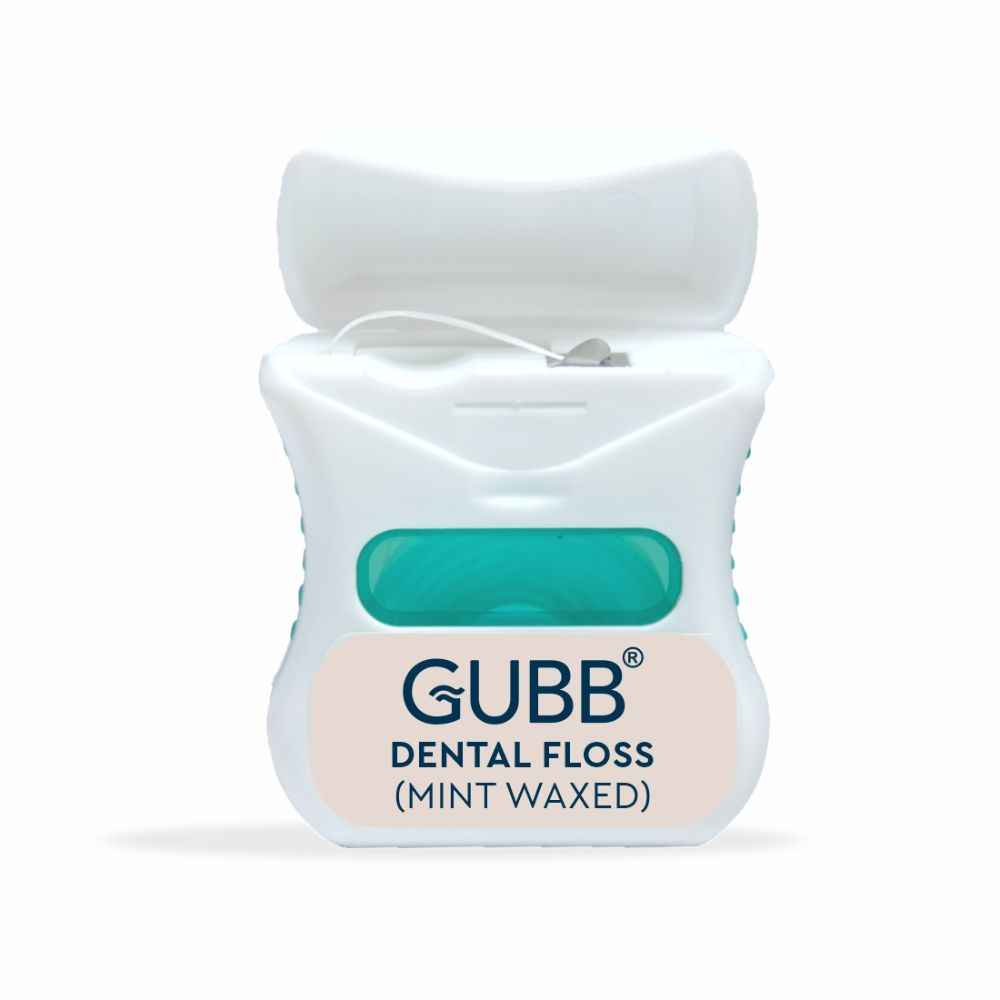 Buy GUBB Dental Floss Thread, Mint Waxed - 50M - Purplle