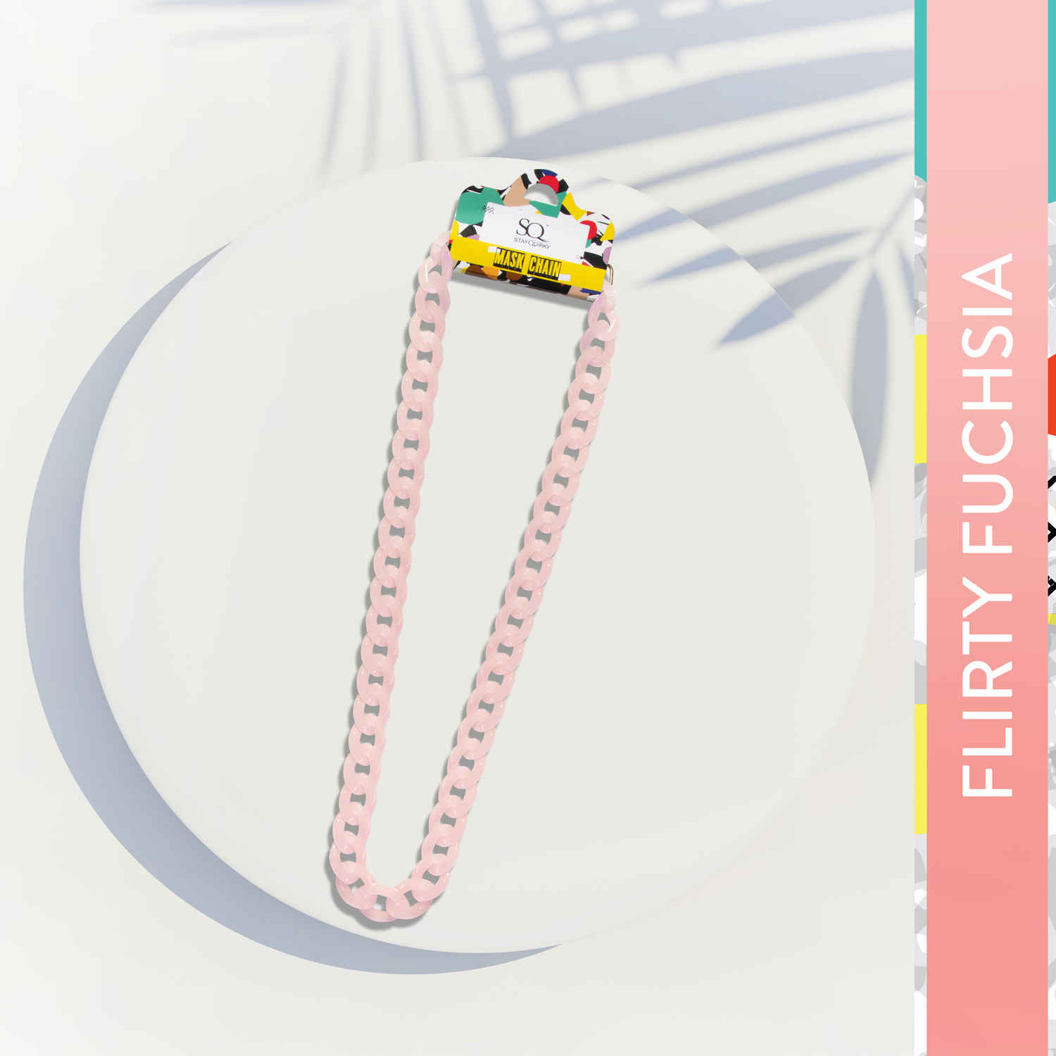 Buy En-chain-ting Mask Chains by Stay Quirky - Flirty Fuchsia - Purplle