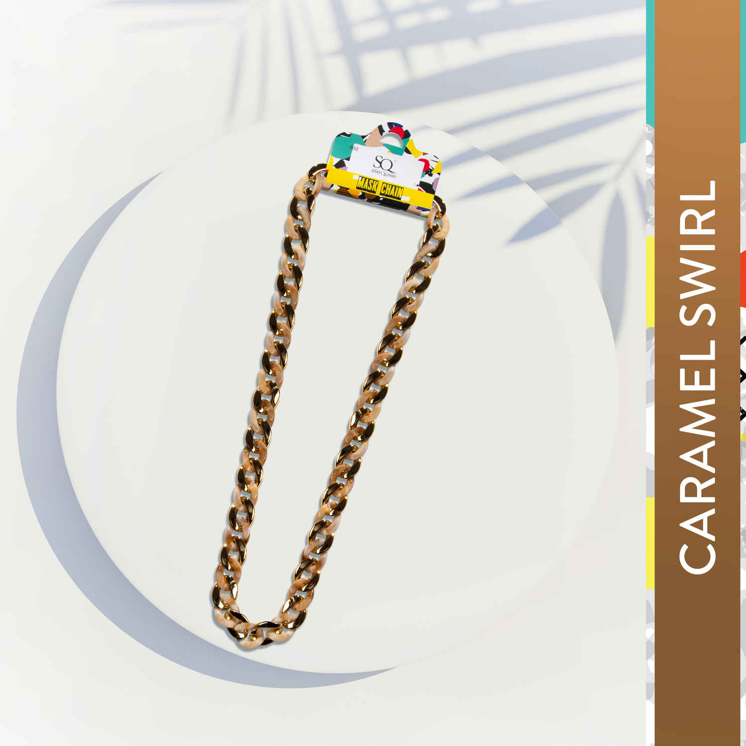 Buy En-chain-ting Mask Chains by Stay Quirky - Caramel Swirl - Purplle