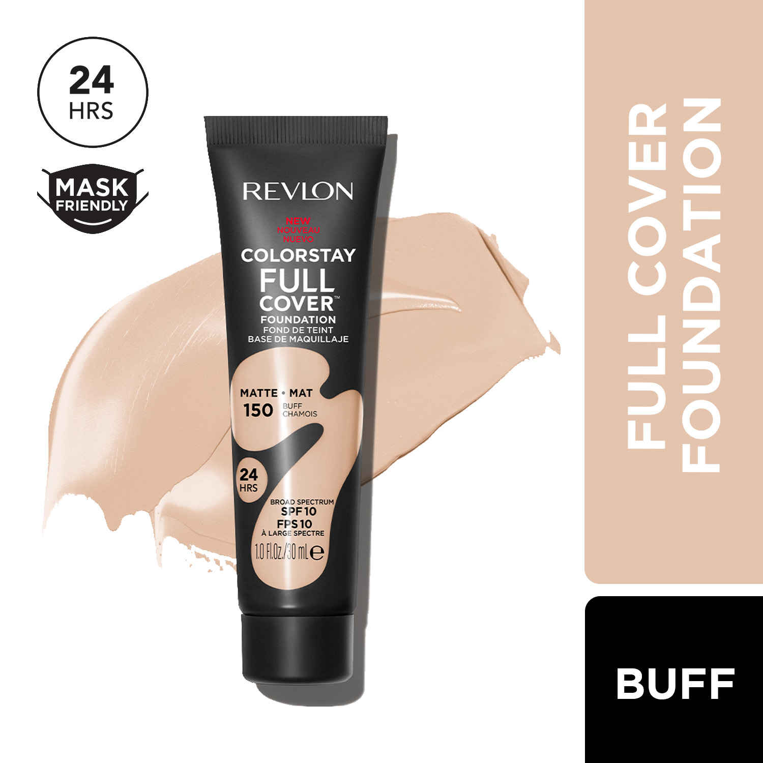 Buy Revlon Colorstay Full Cover Foundation - Buff - Purplle