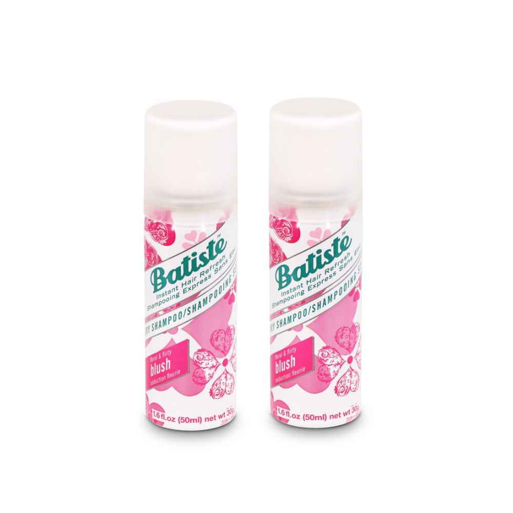 Buy Batiste Dry Shampoo Floral & Flirty Blush 100 ml ,Pack of 2 - Purplle