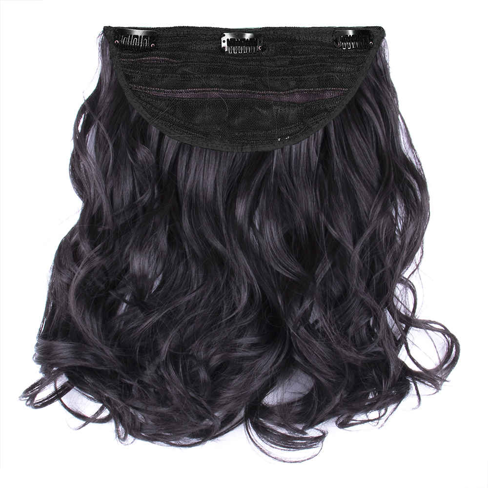 Buy STREAK STREET CLIP-IN 18" FULL-WAVY NATURAL BLACK HAIR EXTENSIONS - Purplle