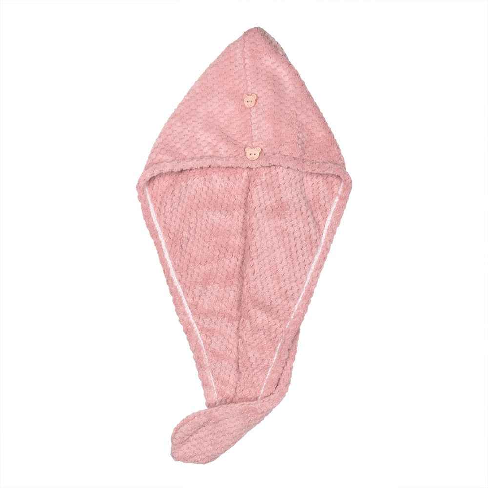 Buy Streak Street Microfiber Hair Wrap Towel- Salmon Pink - Purplle