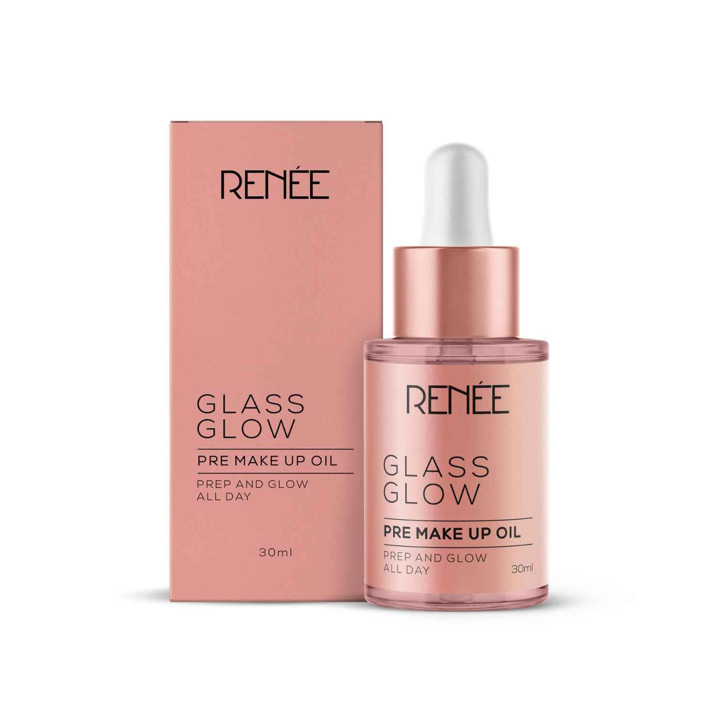 Buy RENEE Glass Glow Pre Make Up Oil, Non Sticky, Smoooth Finish, Hydrates, Repairs & Nourishes Skin, Adds Natural Glow to the Skin, 30 ml - Purplle