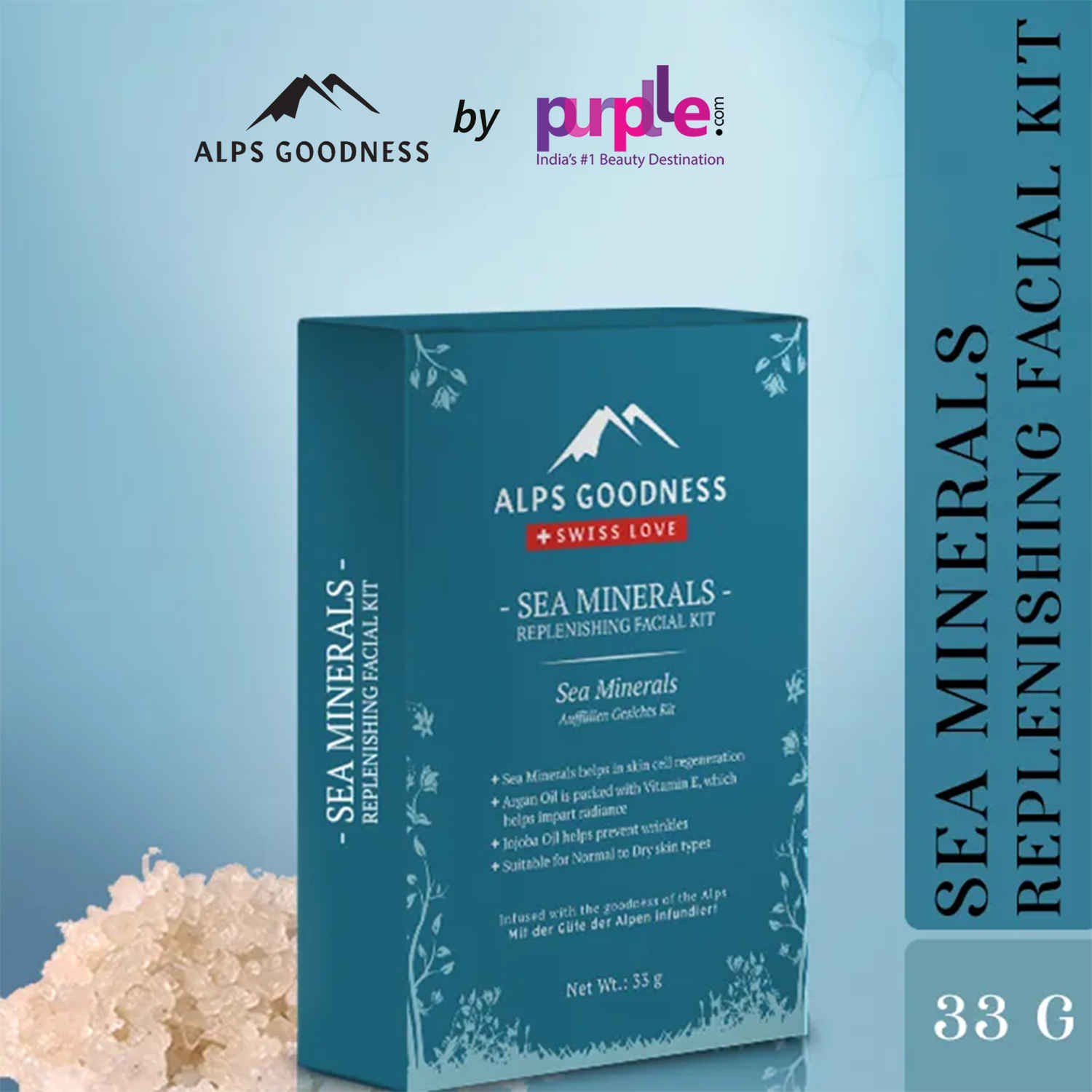 Buy Alps Goodness Sea Minerals Replenishing Facial Kit (33 gm) - Purplle