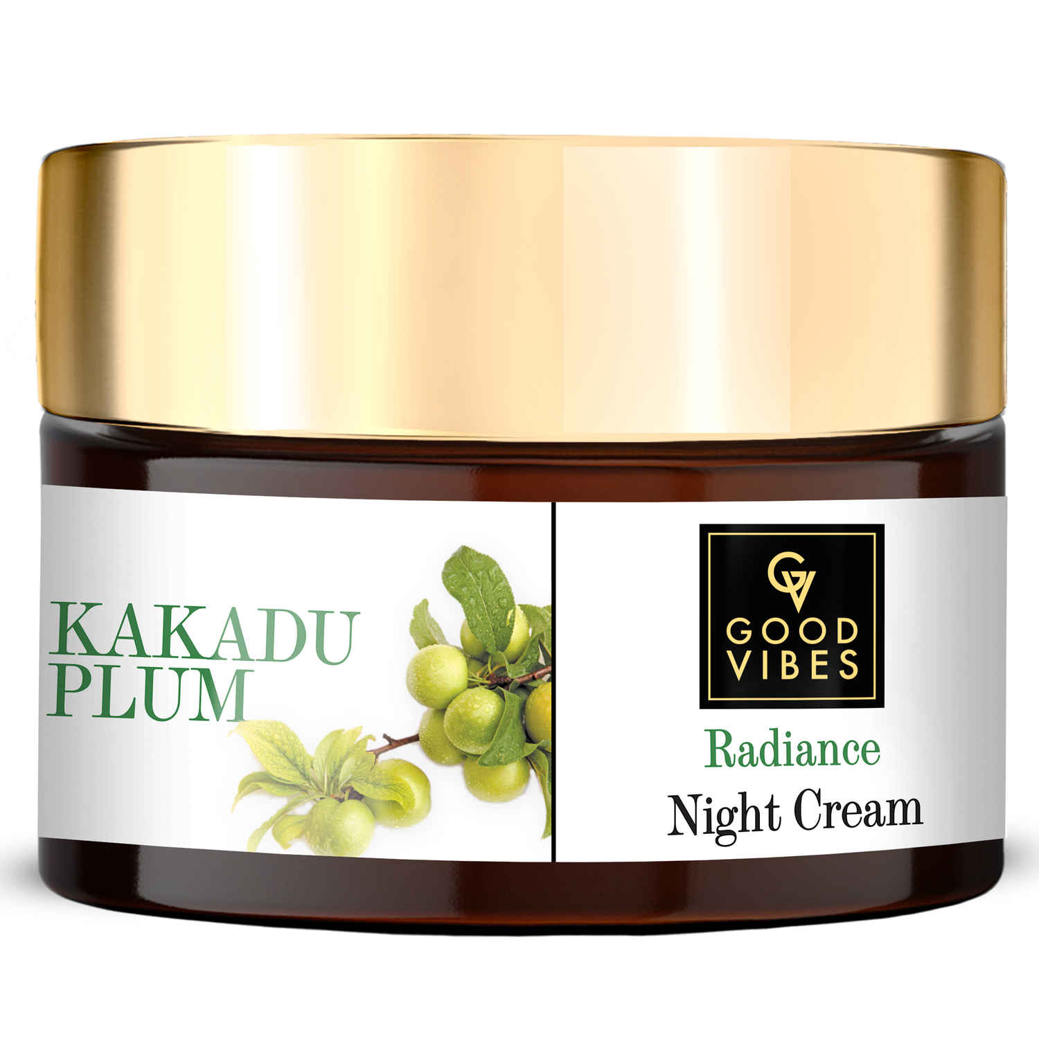 Buy Good Vibes Kakadu Plum Radiance Night Cream | Skin Lightening, Glowing | No Parabens, No Sulphates, No Mineral Oil | No Animal Testing (50 g) - Purplle