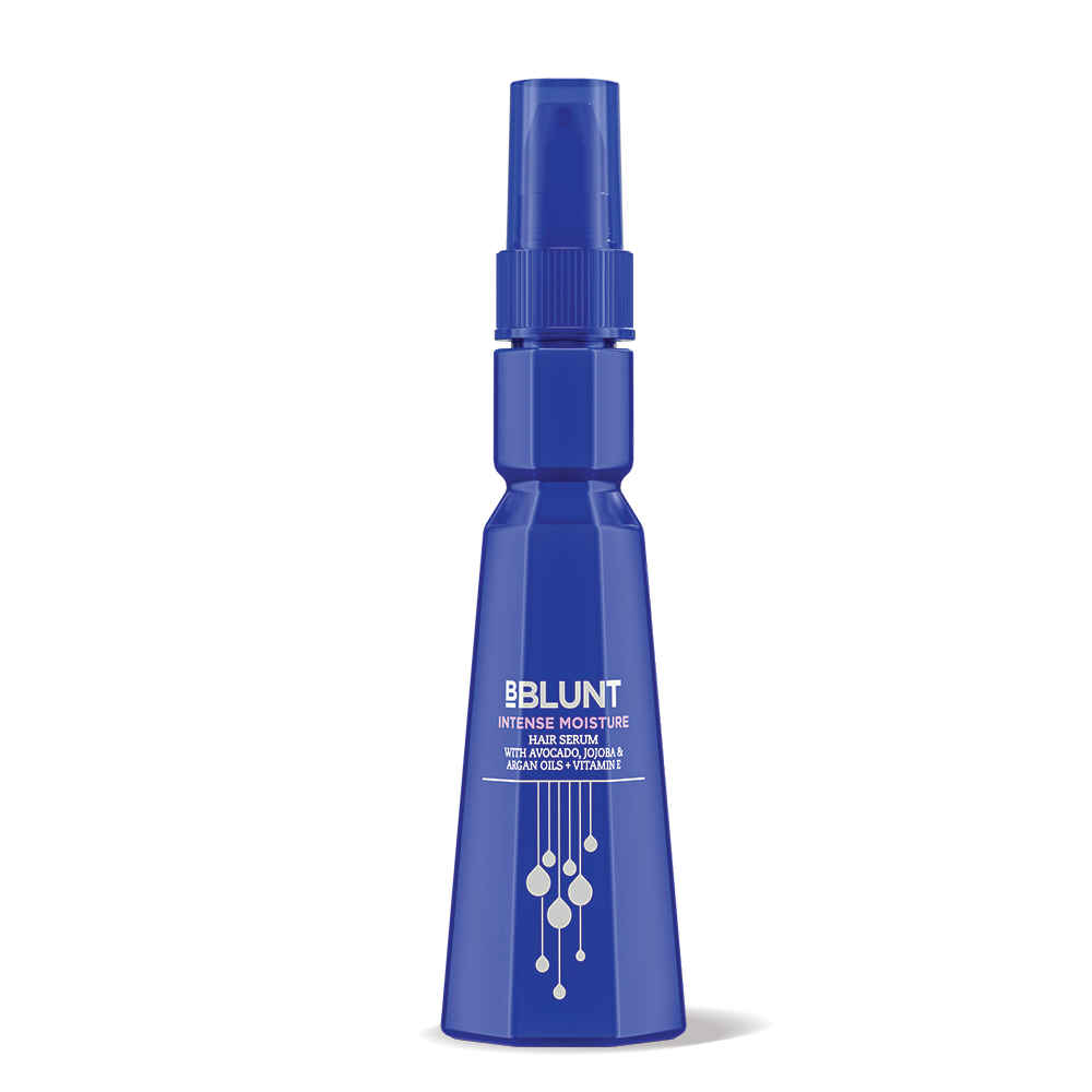 Buy BBLUNT Intense Moisture Hair Serum with Jojoba, Argan Oil, Avocado & Vitamin E 75 ML - Purplle