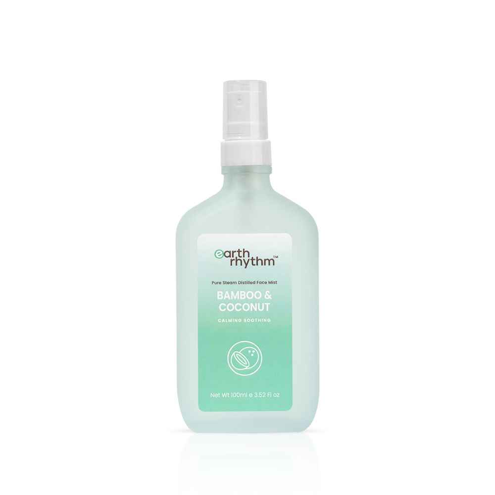 Buy Earth Rhythm Bamboo & Coconut Face Mist/ Toner | Provides Deep Nourishment, Hydrates Skin, Evens Out Skin Tone | for All Skin Types | Men & Women - 100 ML - Purplle