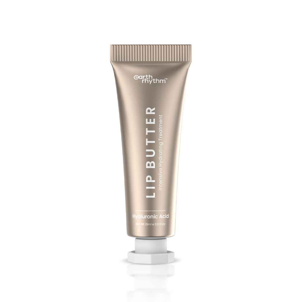 Buy Earth Rhythm Lip Butter with the goodness of Hyaluronic Acid | Prevent Dryness, Nourishes Lips, Makes Lip Soft & Lustrous | Men & Women - 10 ML - Purplle