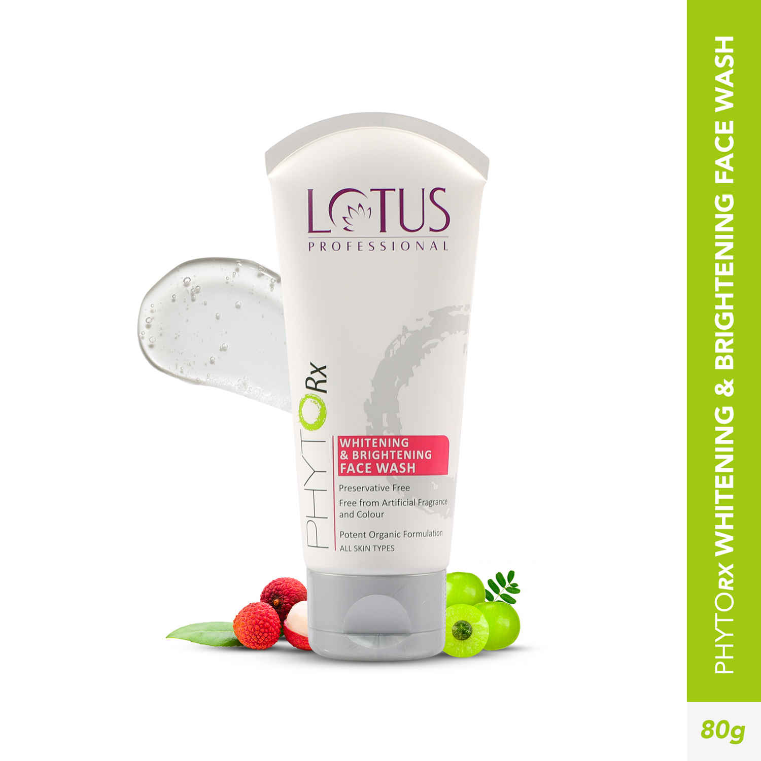 Buy Lotus Professional PhytoRx Whitening & Brightening Face Wash | All skin types | Preservative free | 80 gm - Purplle