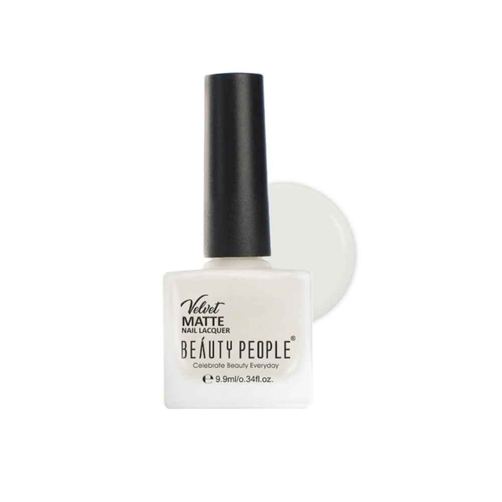 Buy Beauty People Velvet Matte Nail Polish matte white so 365 - Purplle