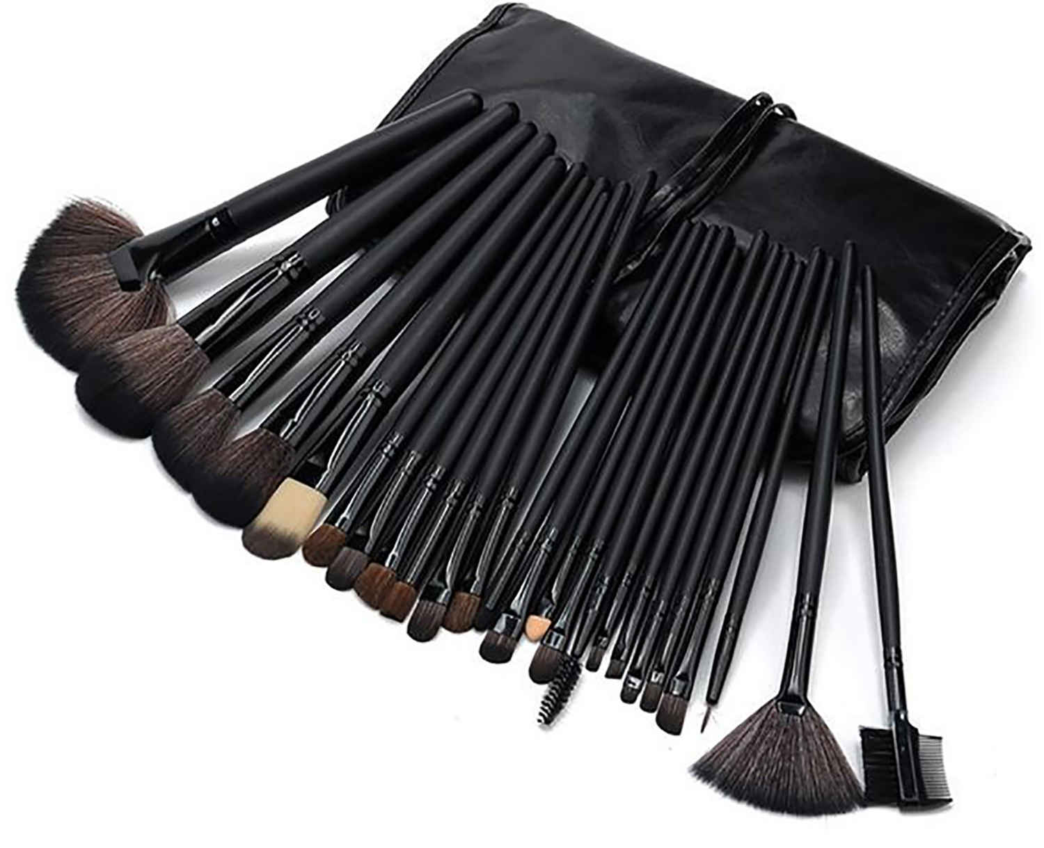 Buy Ronzille Professional Premium Makeup brush Set of 24 (Black) - Purplle