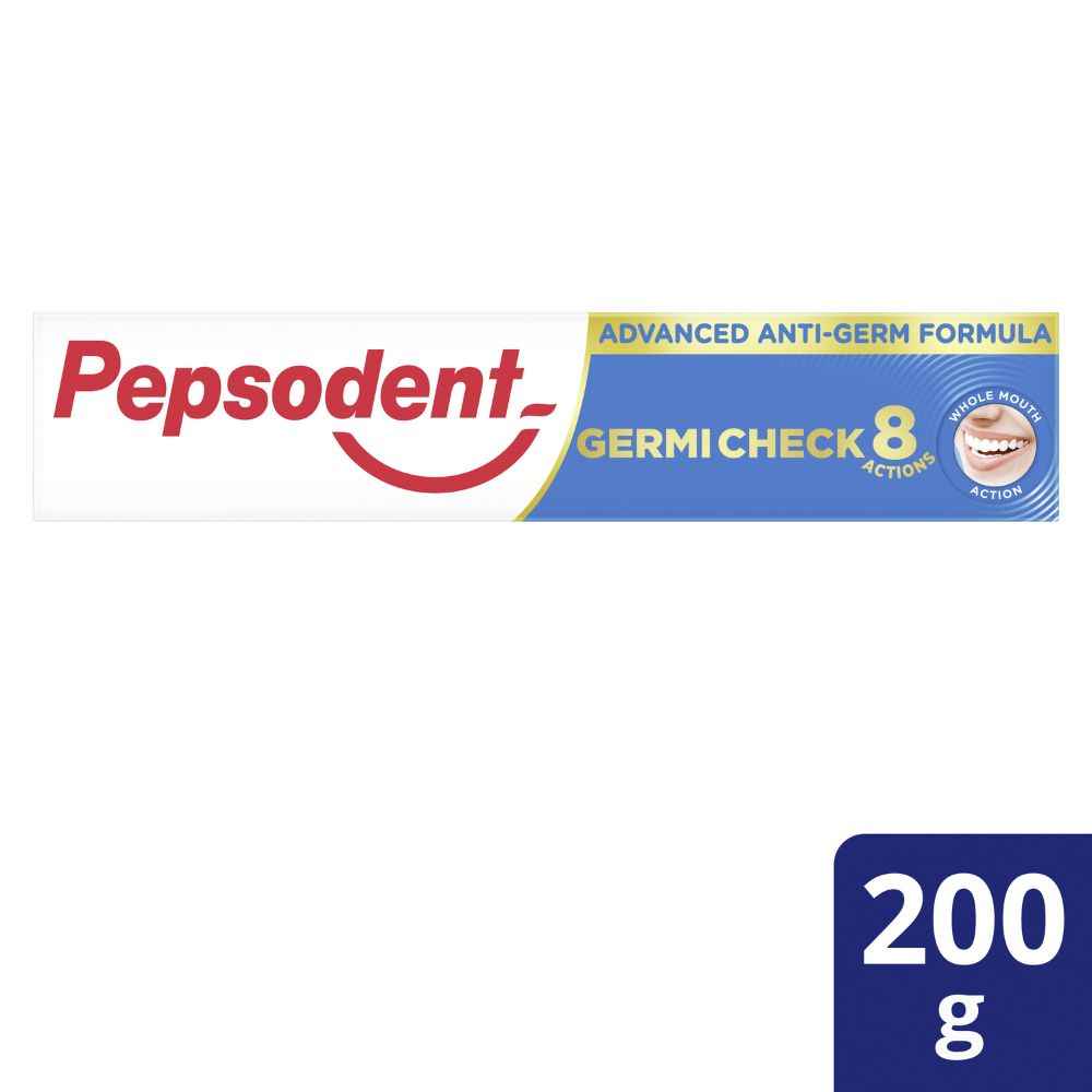 Buy Pepsodent Germicheck 8 Actions, Toothpaste With Anti-Germ Formula, Clove & Neem Oil (200 g) - Purplle