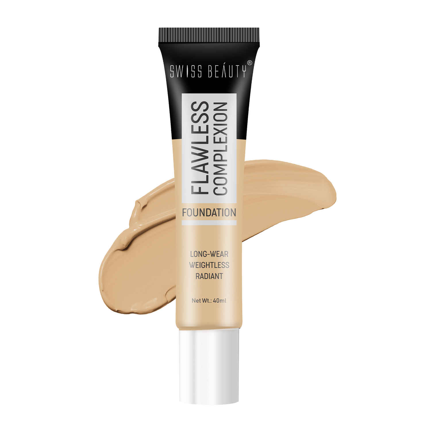 Buy Swiss Beauty Flawless Complexion Foundation 5 Pale Medium (40 ml) - Purplle