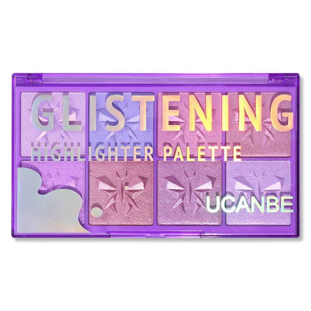 Buy UCANBE Glistening Highlighter Palette STUB080 - Purplle