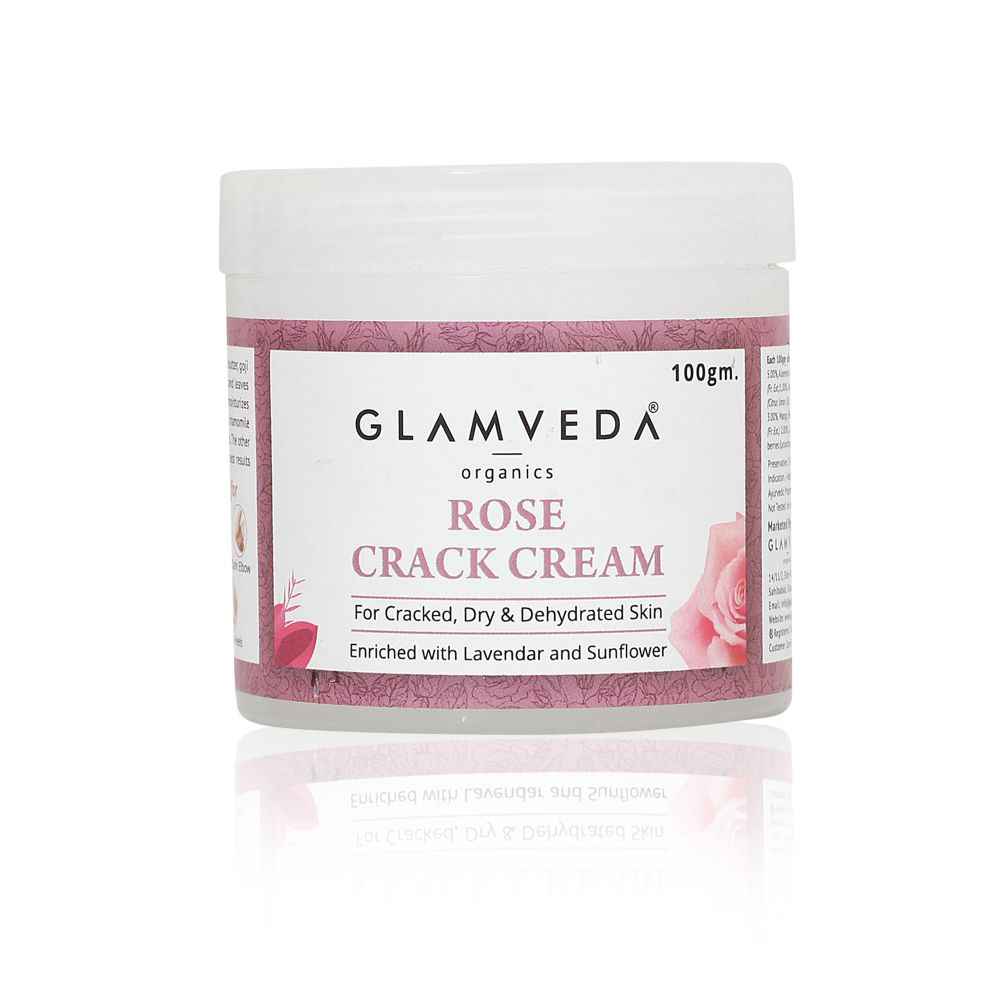 Buy Glamveda Rose Crack Cream 100 gm - Purplle