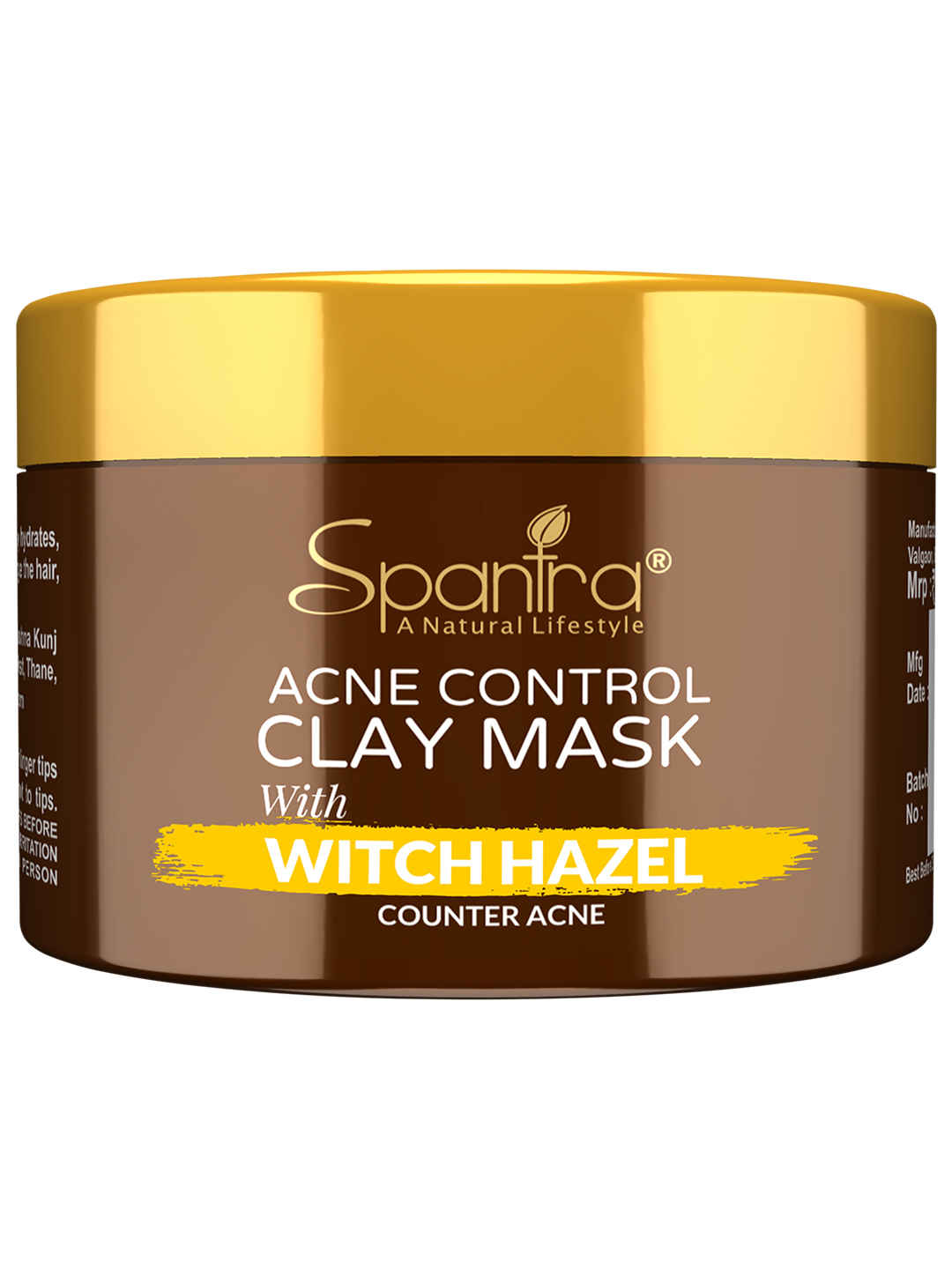 Buy Spantra Acne control with Witch Hazel Clay Mask (125 gm) - Purplle