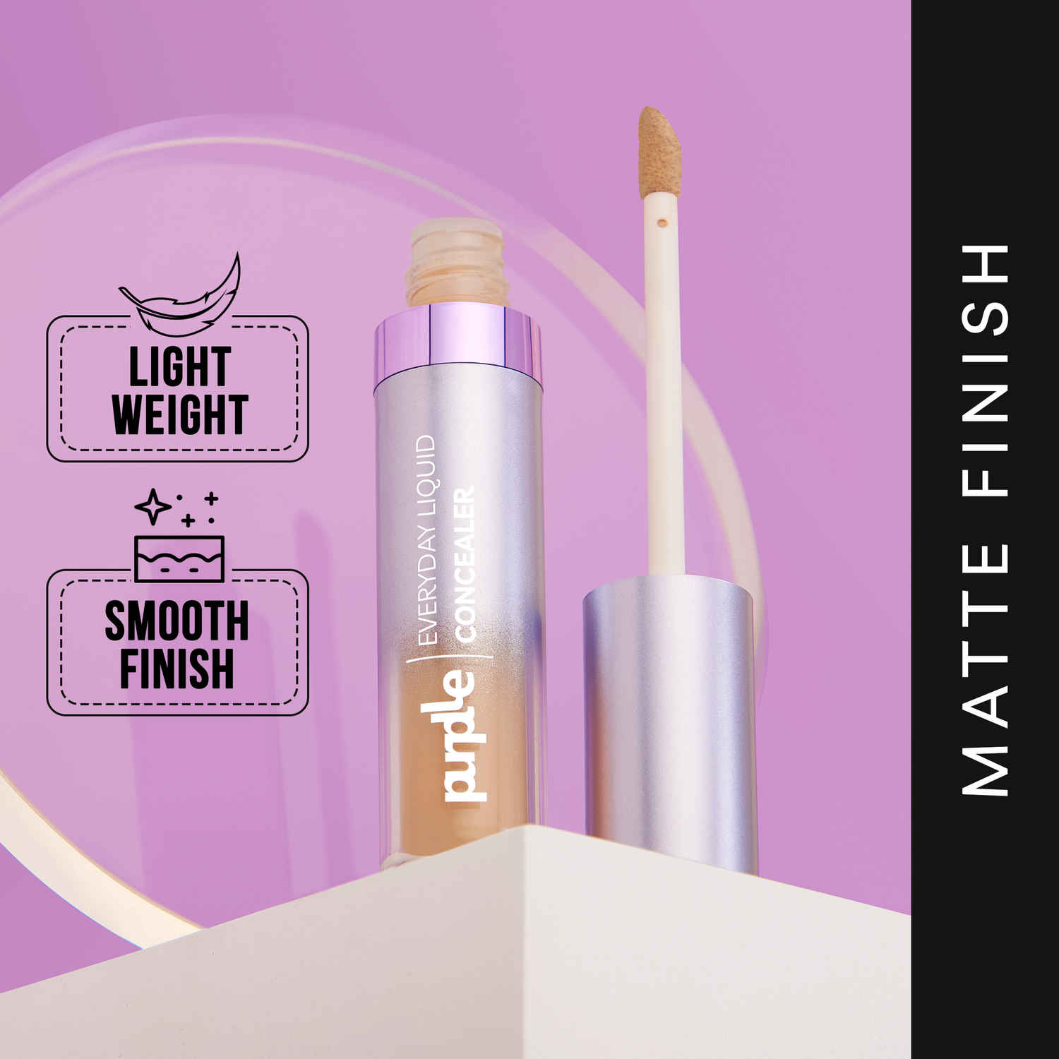 Buy Purplle Everyday Liquid Concealer- 04 Peanut Pie (6 ml) - Purplle