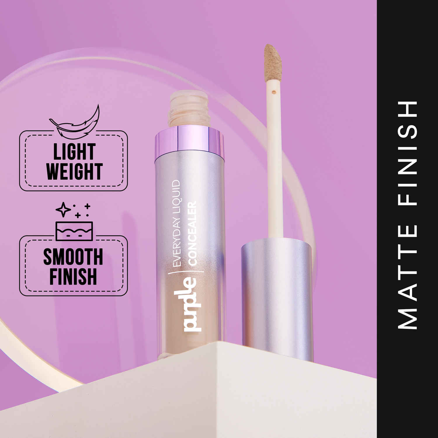 Buy Purplle Everyday Liquid Concealer- 08 Chestnut Dip (6 ml) - Purplle