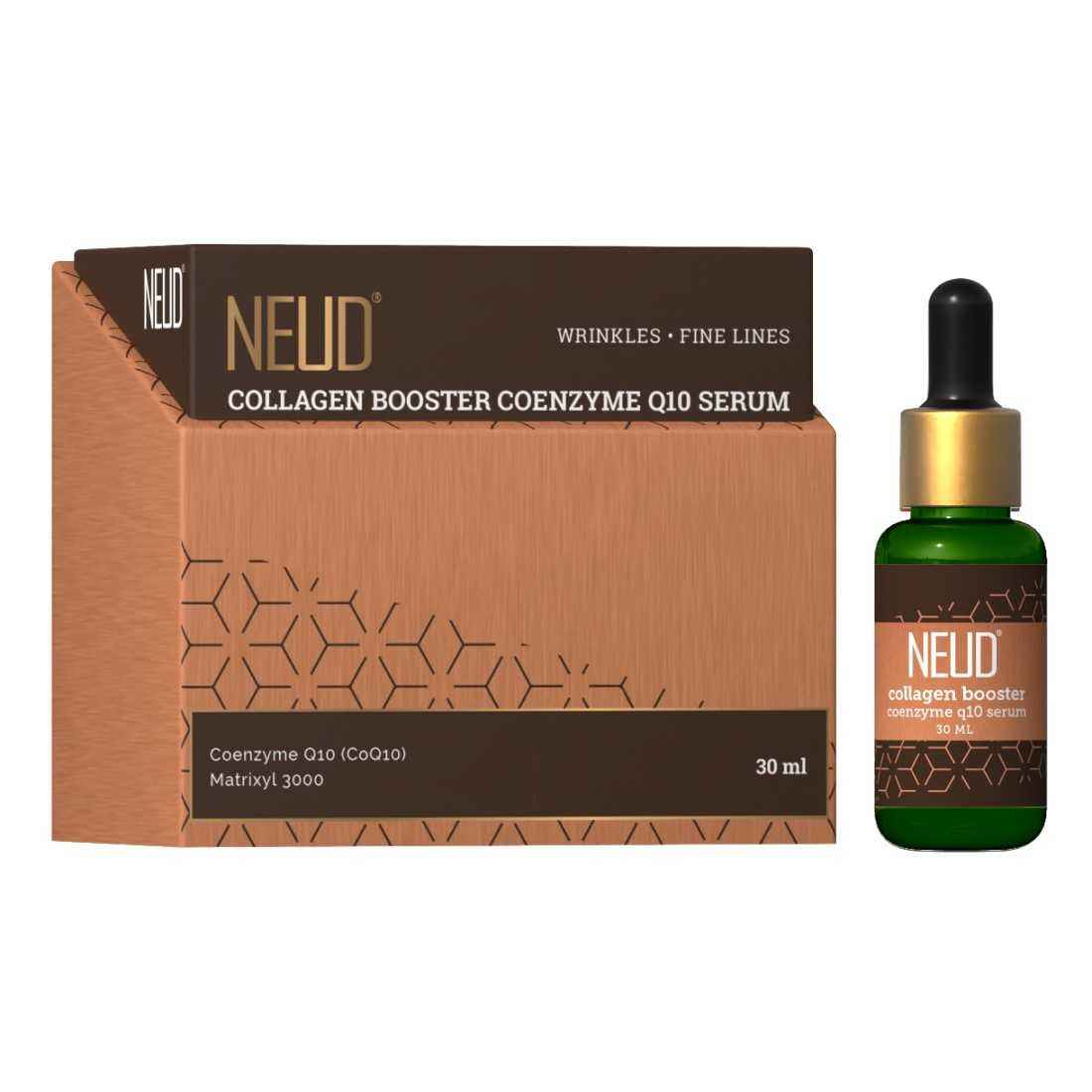 Buy NEUD Collagen Booster Coenzyme Q10 Serum With Matrixyl 3000 and Aloe Vera - 1 Pack (30 ml) - Purplle