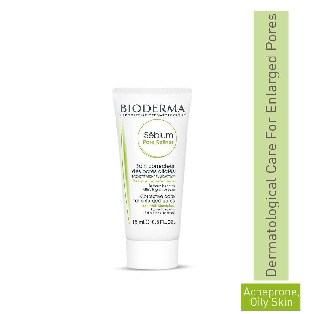 Buy Bioderma Sebium Pore Refiner Corrective Care Cream Combination To Oily Skin, 15ml - Purplle