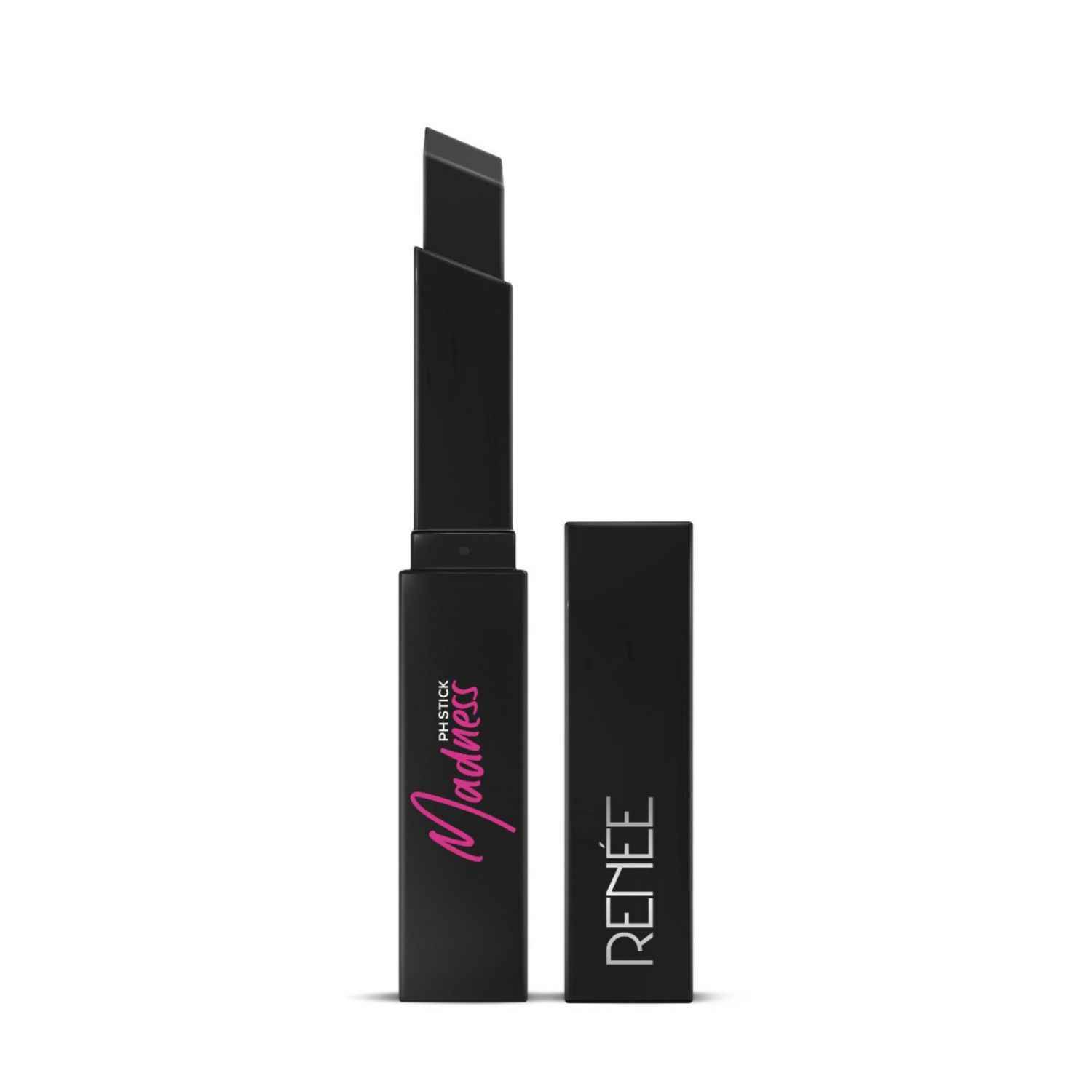 Buy Renee Madness Ph Lipstick 3 gm - Black Lipstick With Glossy Pink Payoff - Long Lasting Nourishment, Enriched With Vitamin E & Jojoba Oil - Vegan & Paraben Free - Purplle