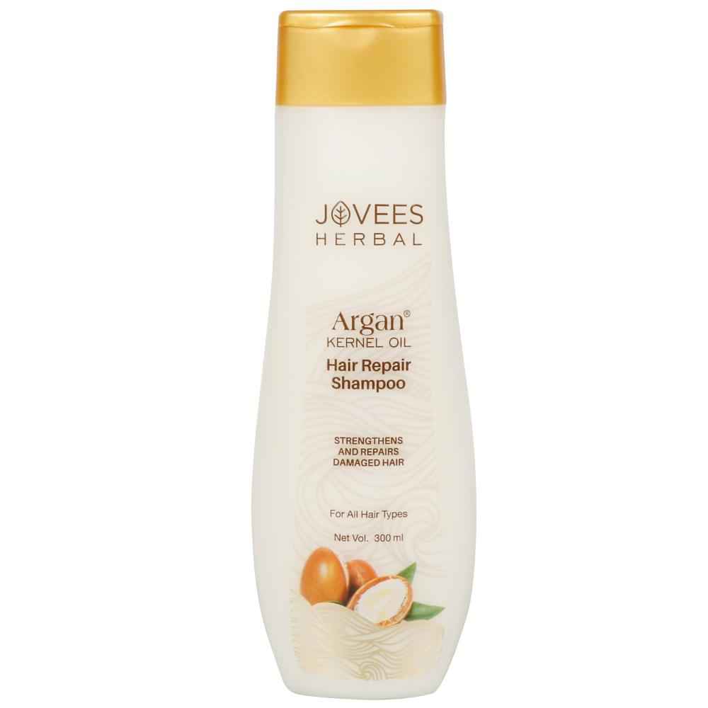 Buy Jovees Herbal Argan Kernal Oil Hair Repair Shampoo For All Hair Types | Strengthen and Repairs Hair | Paraben & Alcohol Free 300 ml - Purplle