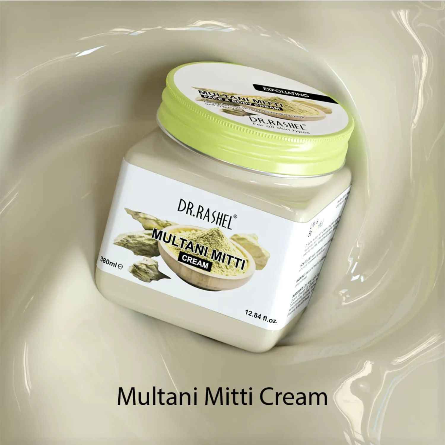 Buy Dr.Rashel Exfoliating Multani Mitti Face and Body Cream For All Skin Type (380 ml) - Purplle