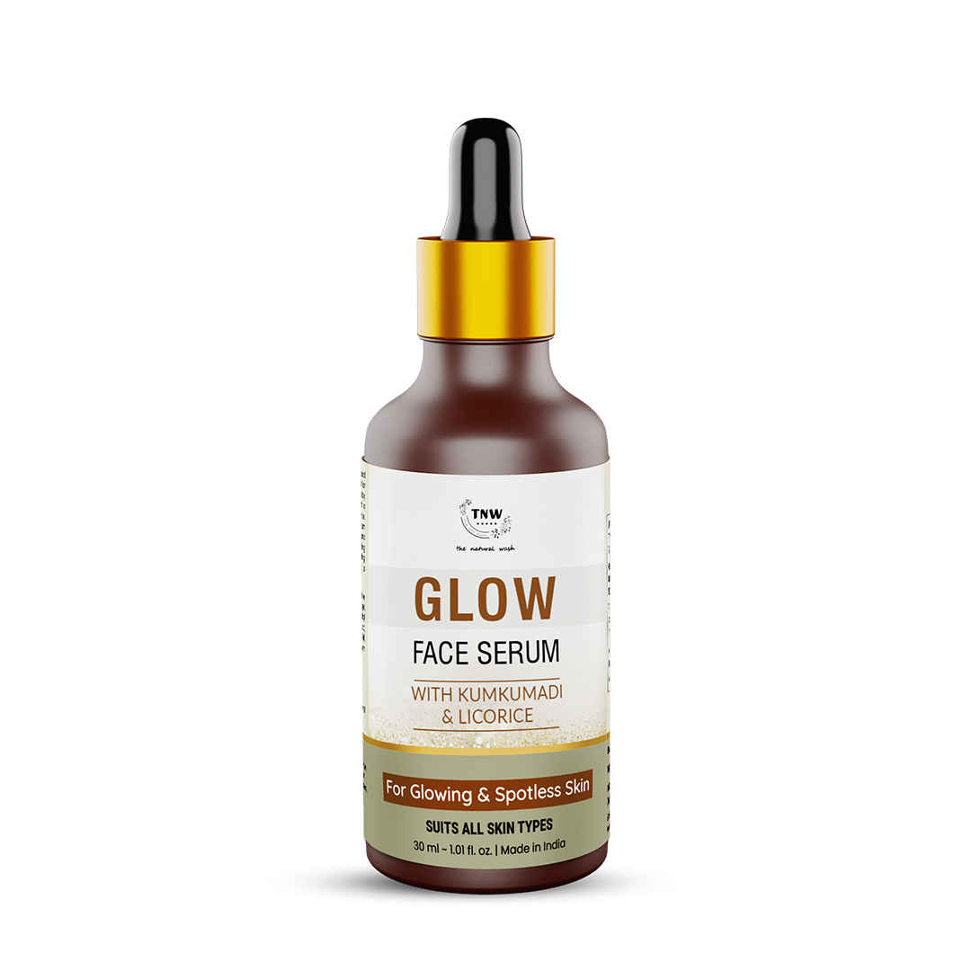 Buy TNW The Natural Wash Glow Face Serum for glowing & spotless skin | With Kumkumadi & Licorice | Paraben-Free 30 ml - Purplle