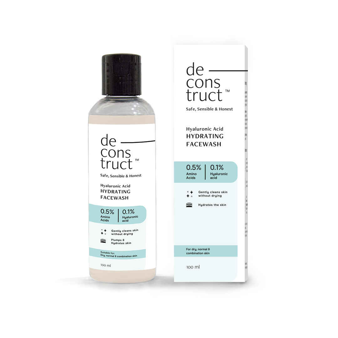 Buy Deconstruct Hyaluronic Acid Hydrating Facewash- 0.5% Amino Acids + 0.1% Hyaluronic Acid (100 ml) - Purplle