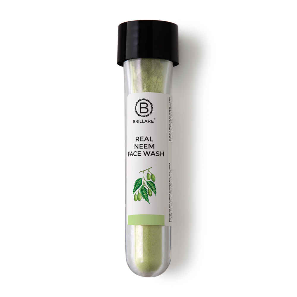 Buy Brillare Science Sample - Real Neem Face Wash - 30 gm - Purplle