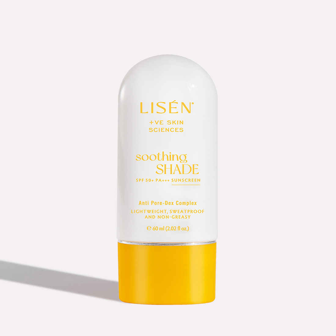Buy LISEN Soothing Shade SPF 50 + PA +++ Sunscreen, 60 Ml | Formulated with Anti Pore-Dex Complex, Lightweight, Sweatproof and Non-Greasy (Women & Men) - Purplle