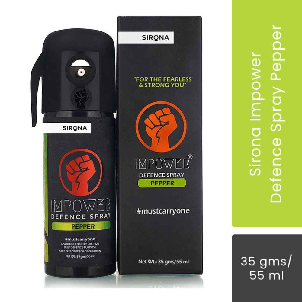 Buy Sirona Impower Self Defence Pepper Spray Pepper for Woman Safety (55 ml) - Purplle