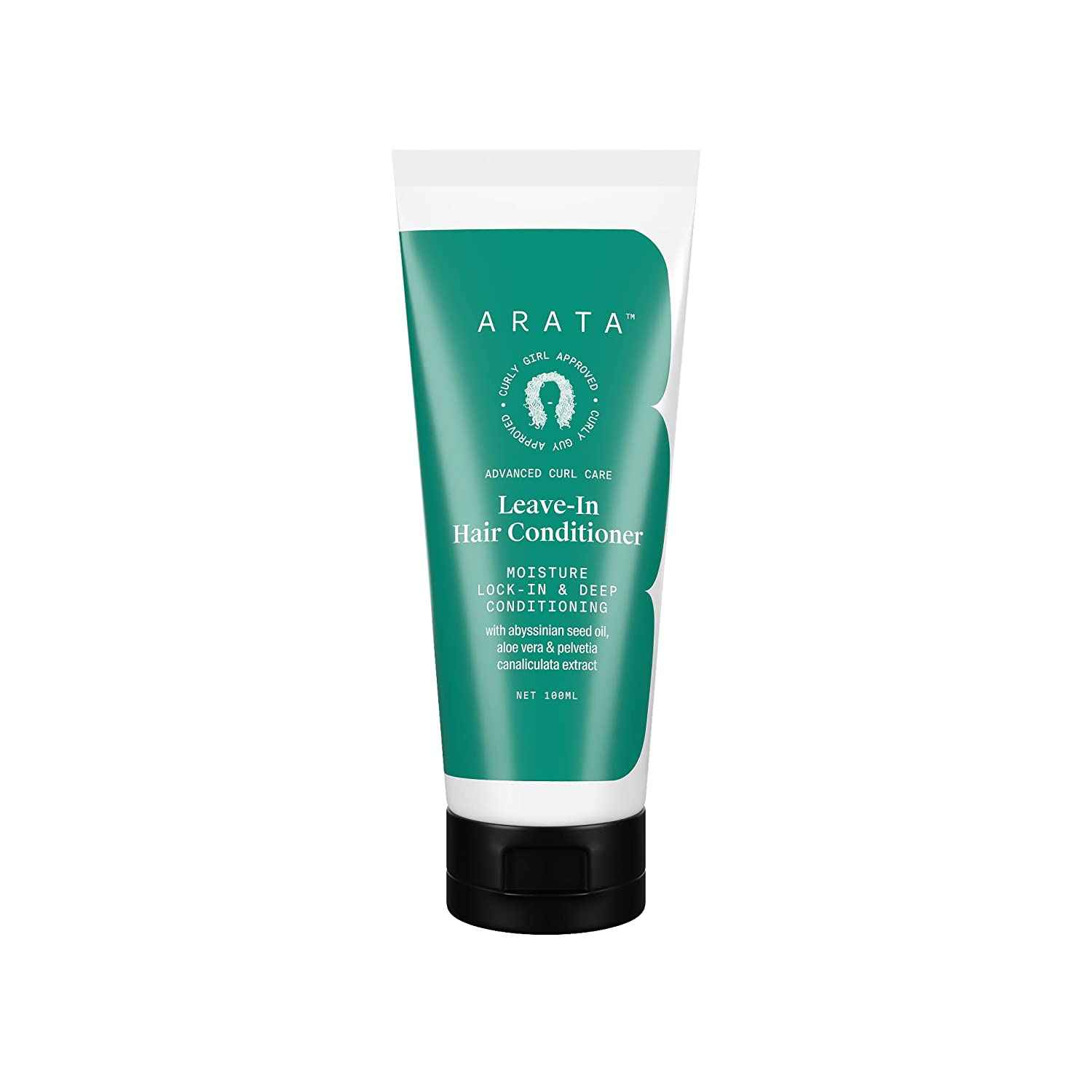 Buy Arata Advanced Curl Care Leave-In Conditioner (100 ml) | Moisturizes & Deep Conditions For Soft Curls | Abyssinian Seed Oil, Aloe Vera & Pelvetia Canaliculata | Repairs & Conditions | CG Approved - Purplle
