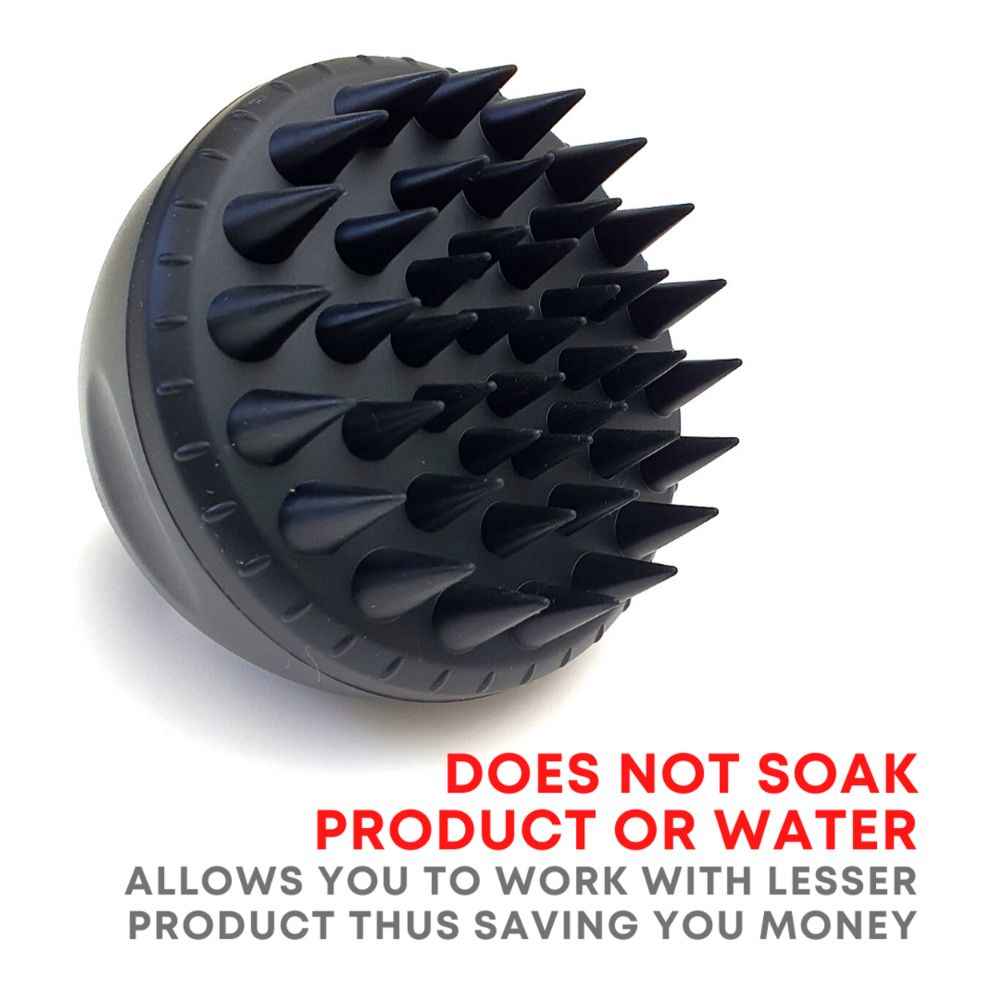 Buy Alan Truman Scalp SOS - Scalp Massage & Shampoo Brush - Black(1 pieces) - Purplle