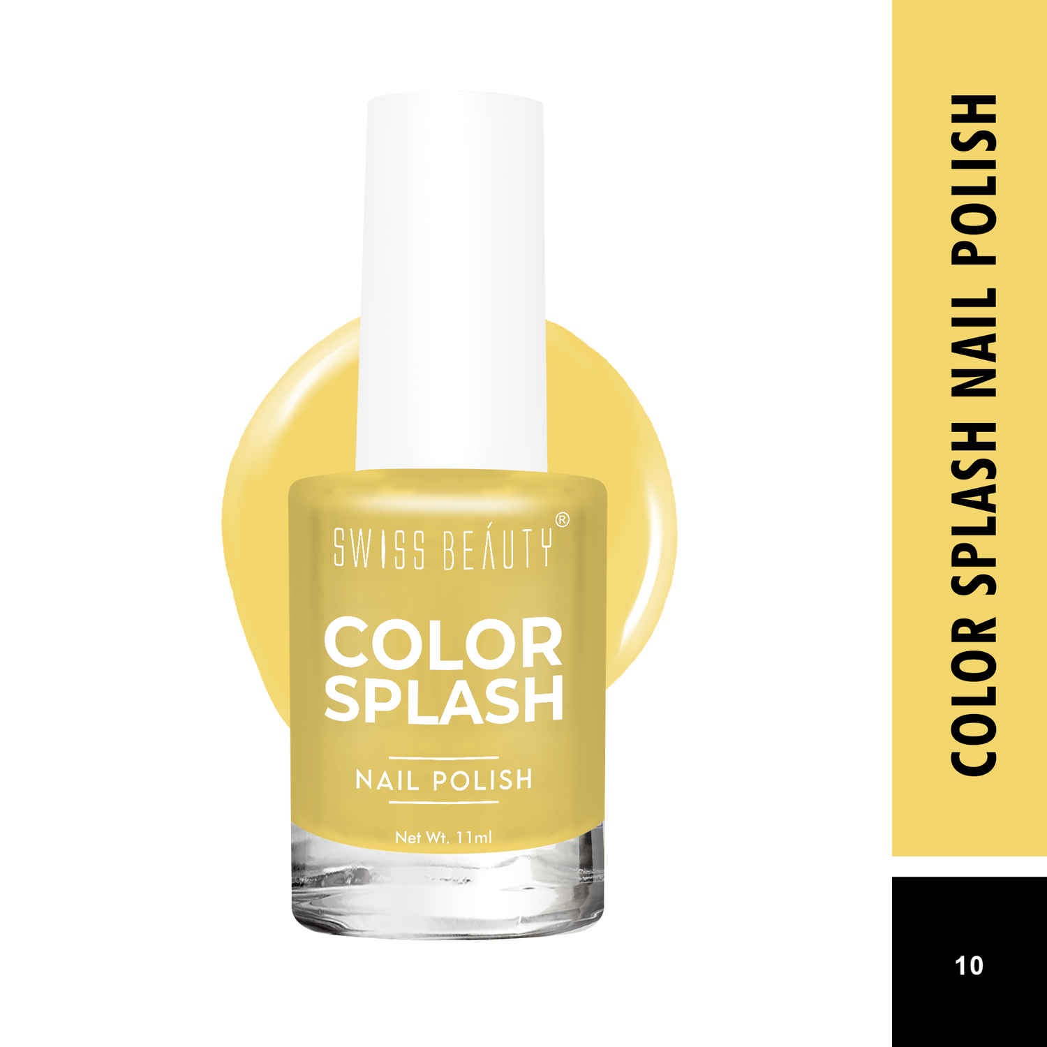 Buy Swiss Beauty Color Splash Nail Polish Shade-10 (11 ml) - Purplle