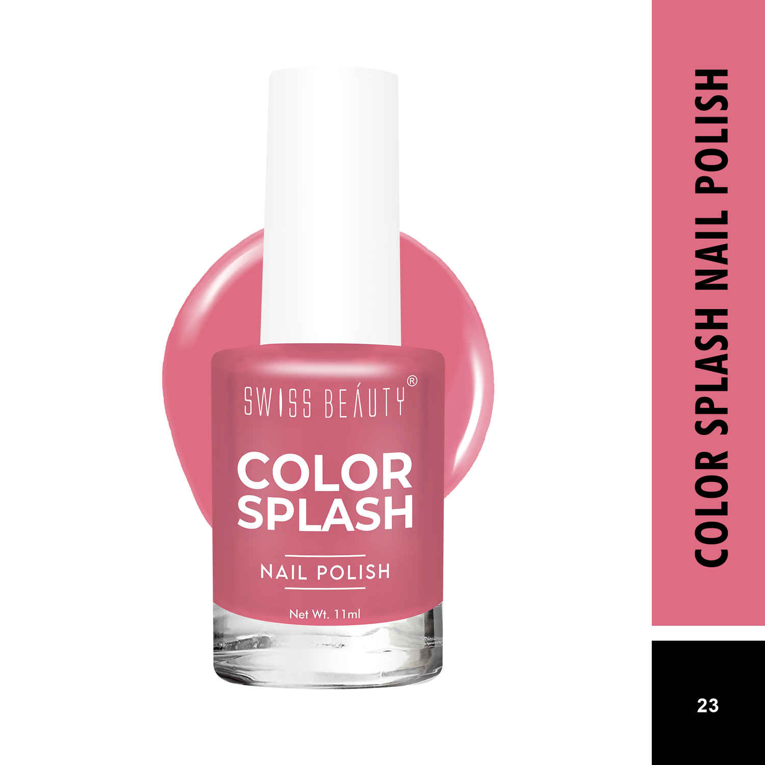 Buy Swiss Beauty Color Splash Nail Polish Shade-23 (11 ml) - Purplle
