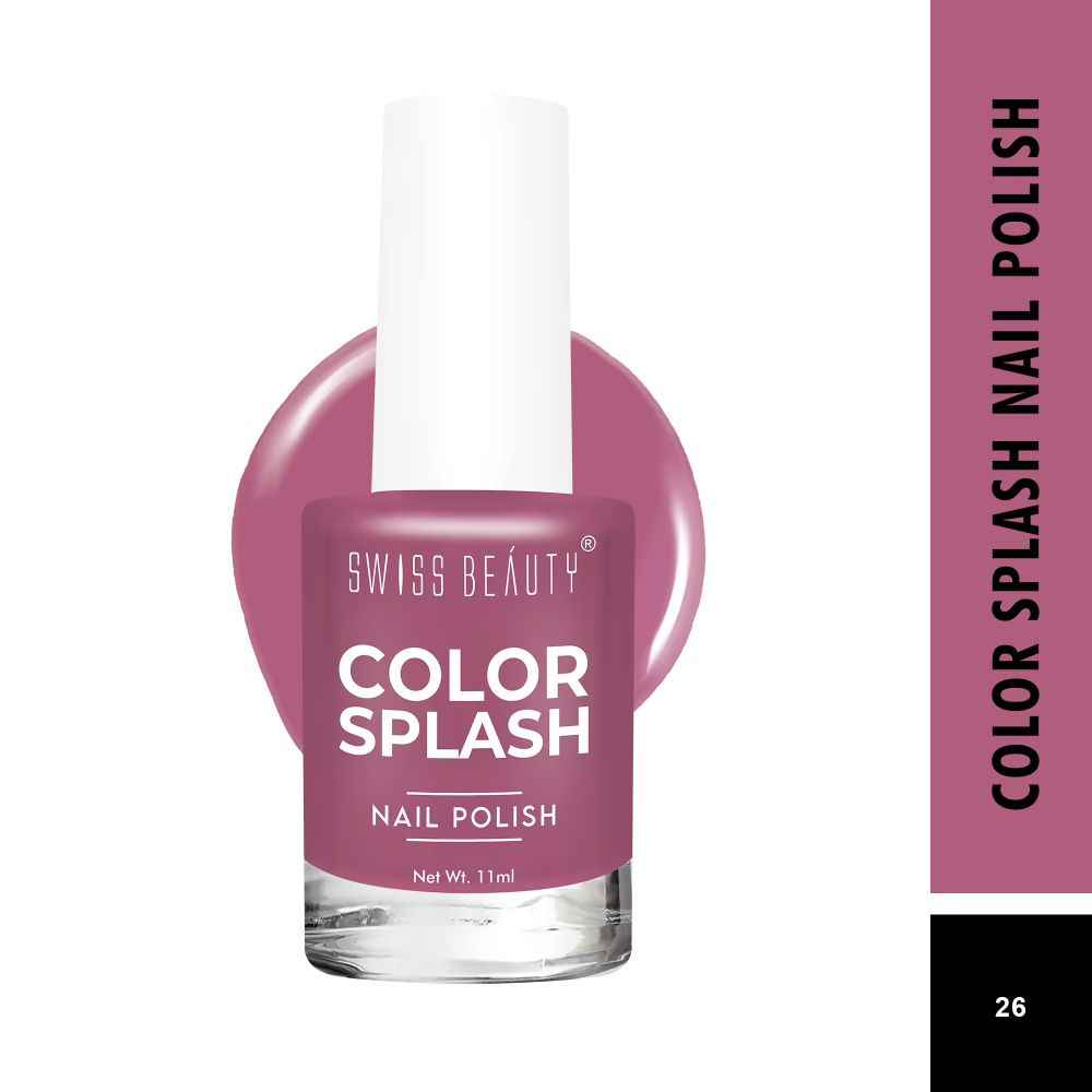 Buy Swiss Beauty Color Splash Nail Polish Shade-26 (11 ml) - Purplle