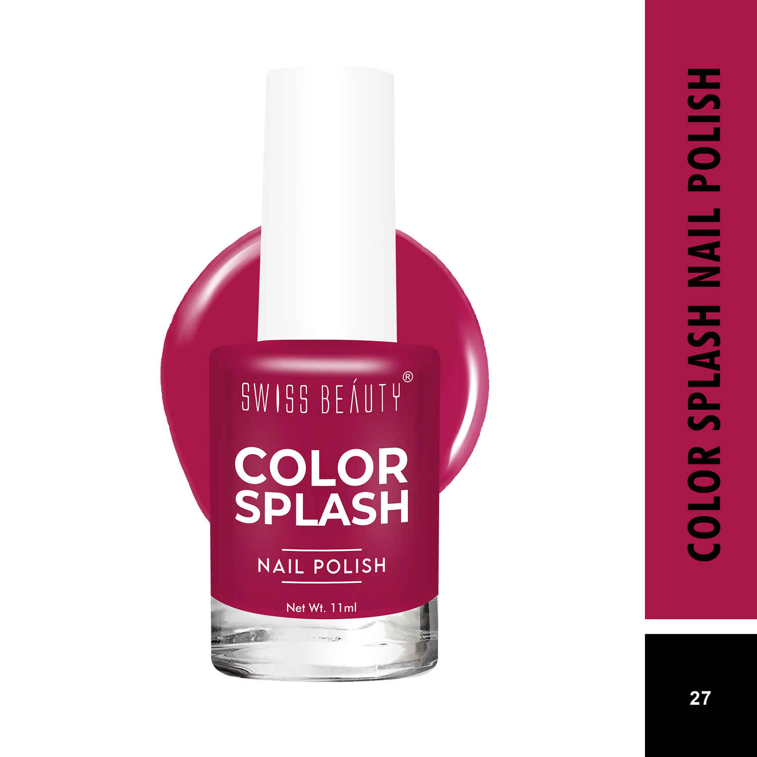 Buy Swiss Beauty Color Splash Nail Polish Shade-27 (11 ml) - Purplle