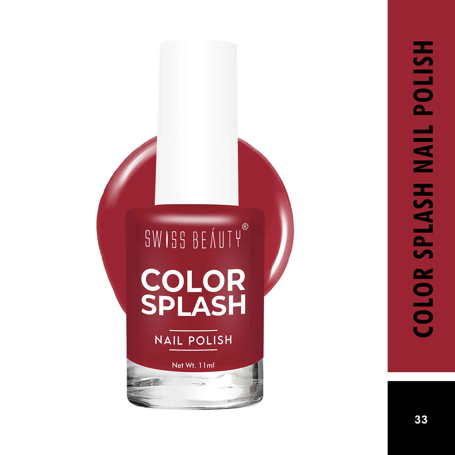 Buy Swiss Beauty Color Splash Nail Polish Shade-33 (11 ml) - Purplle
