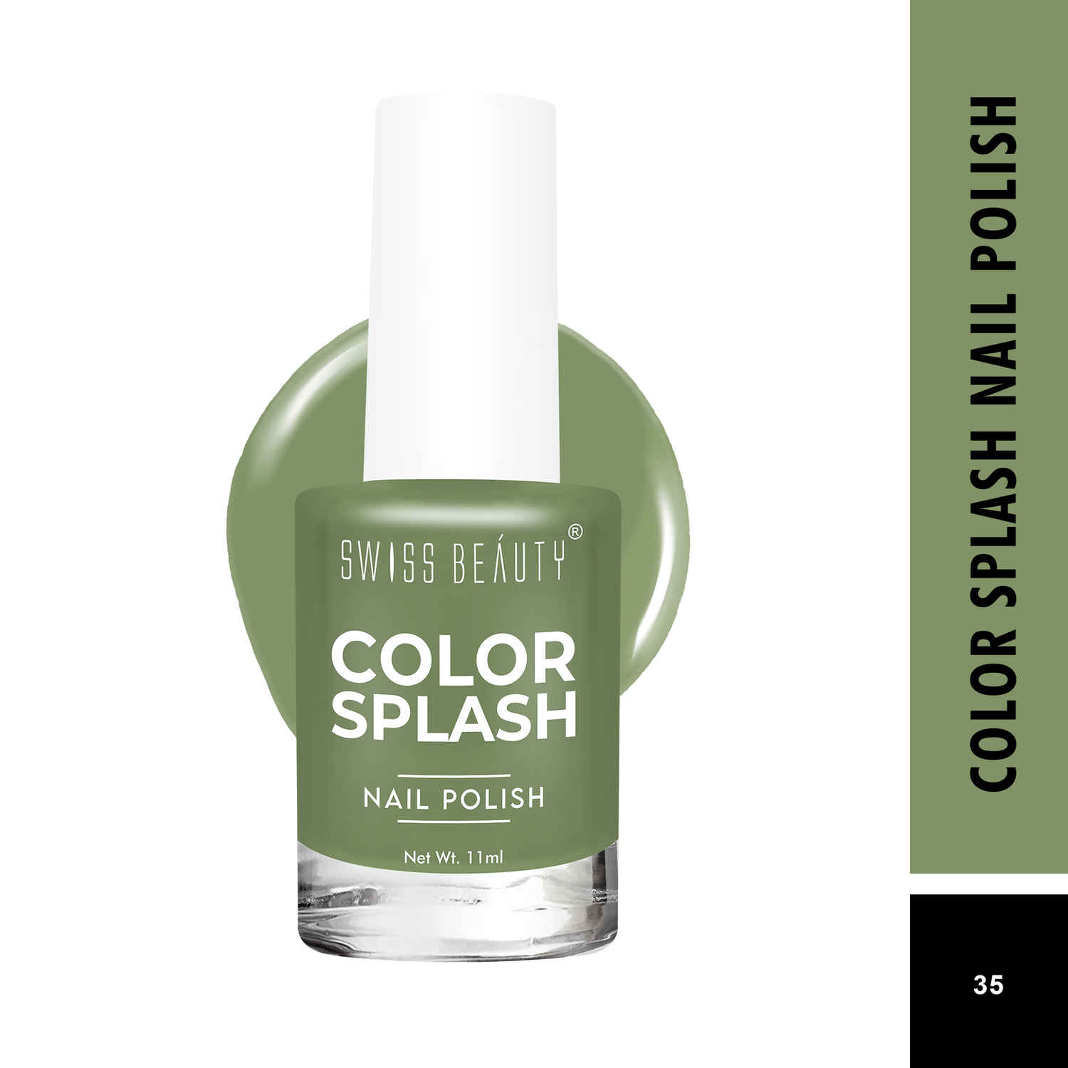 Buy Swiss Beauty Color Splash Nail Polish Shade-35 (11 ml) - Purplle