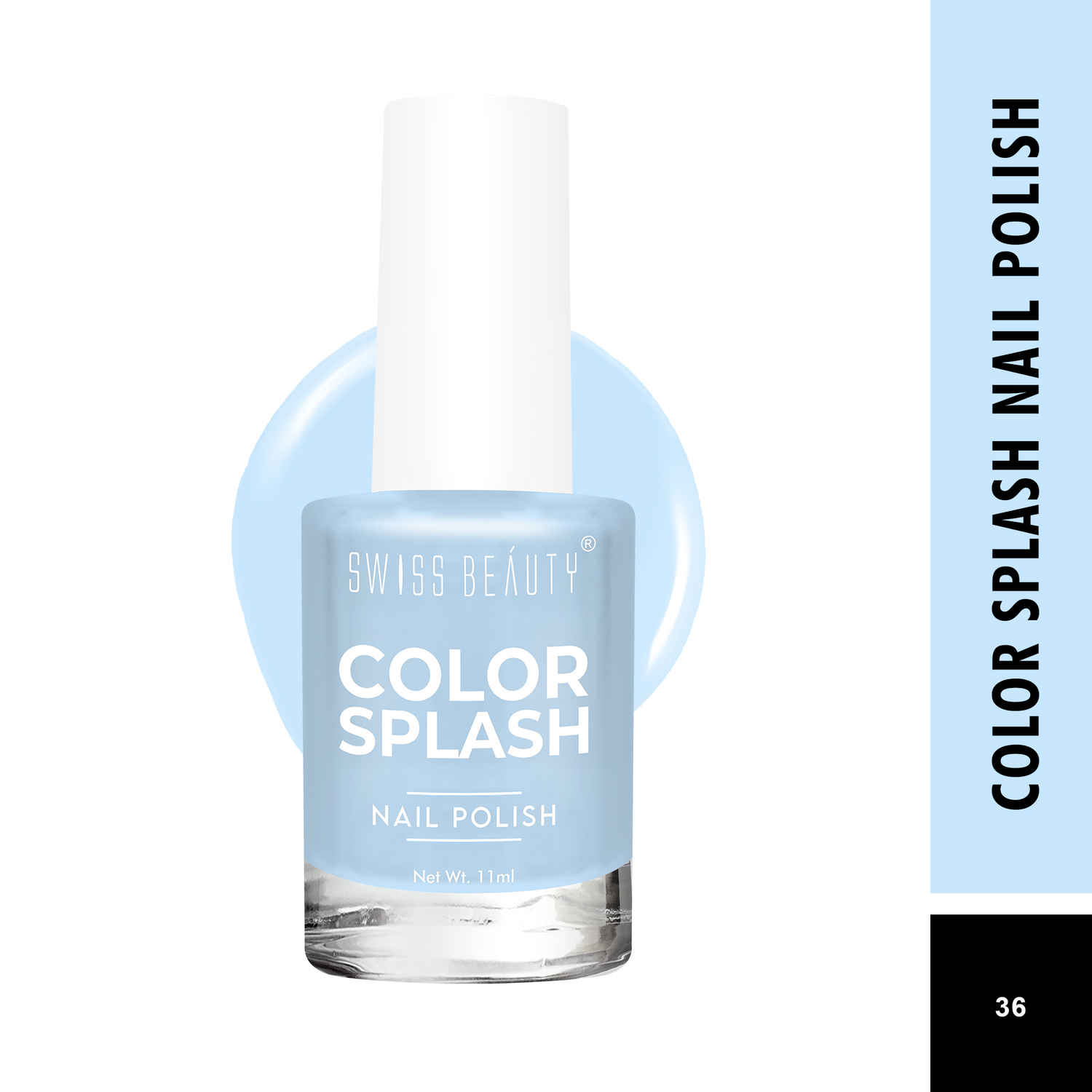 Buy Swiss Beauty Color Splash Nail Polish Shade-36 (11 ml) - Purplle