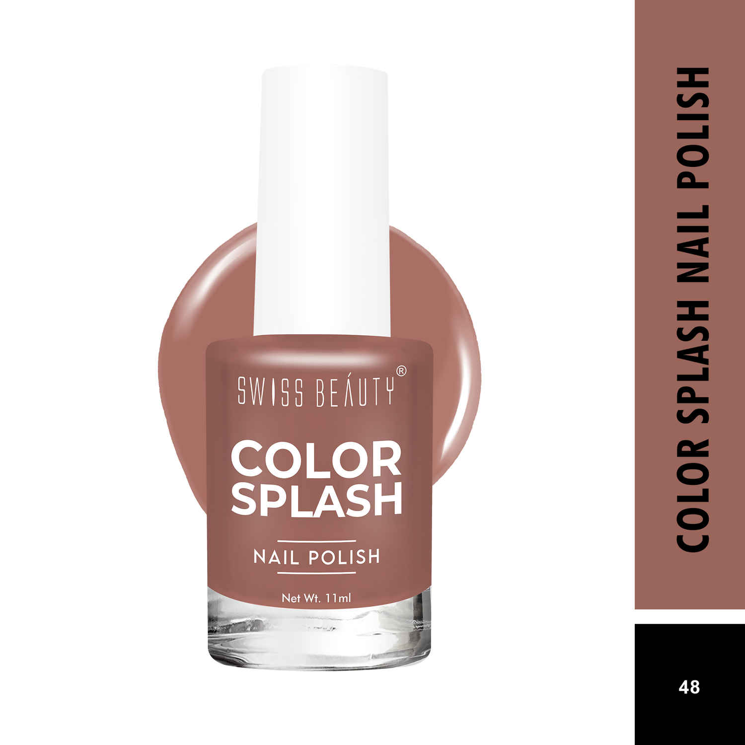 Buy Swiss Beauty Color Splash Nail Polish Shade-48 (11 ml) - Purplle