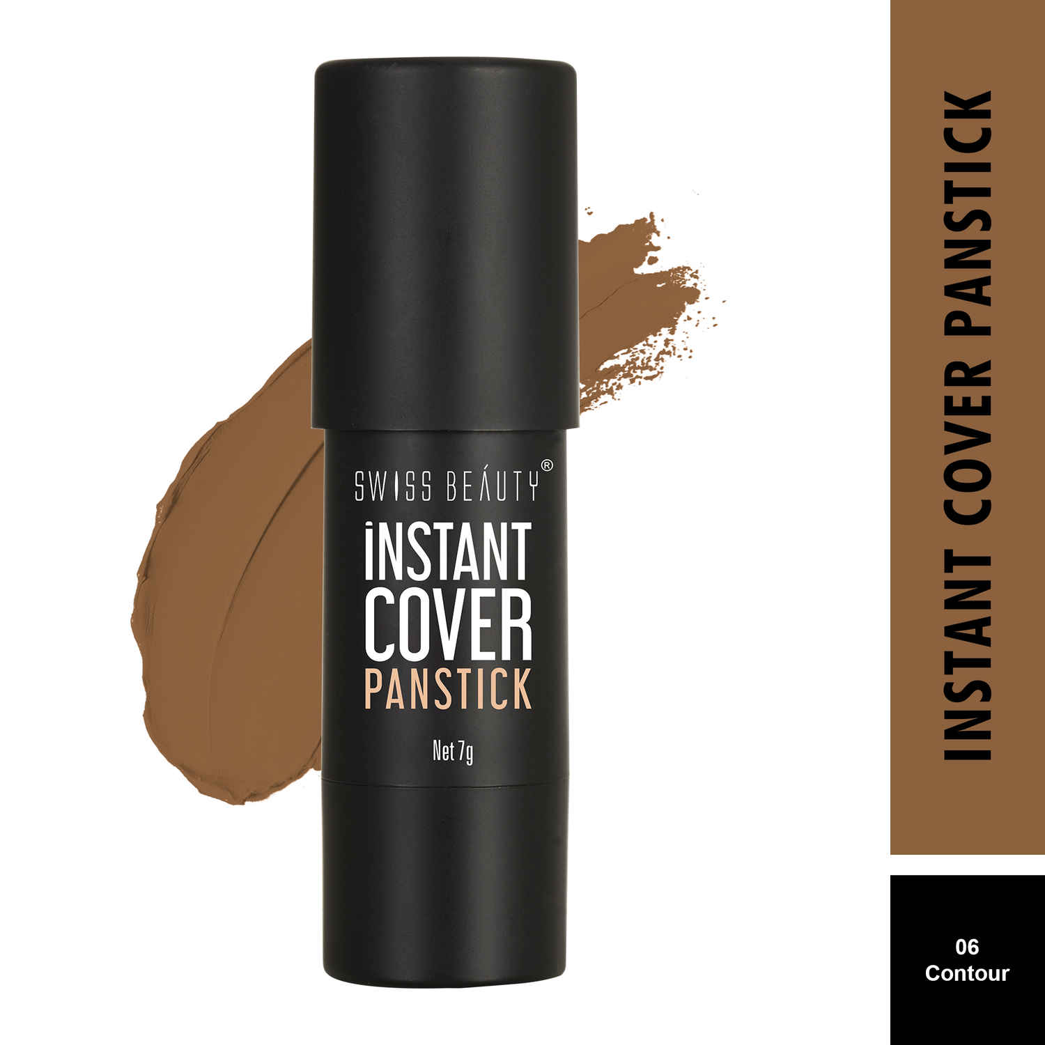 Buy Swiss Beauty Instant Cover Panstick 06 Contour (7 gm) - Purplle